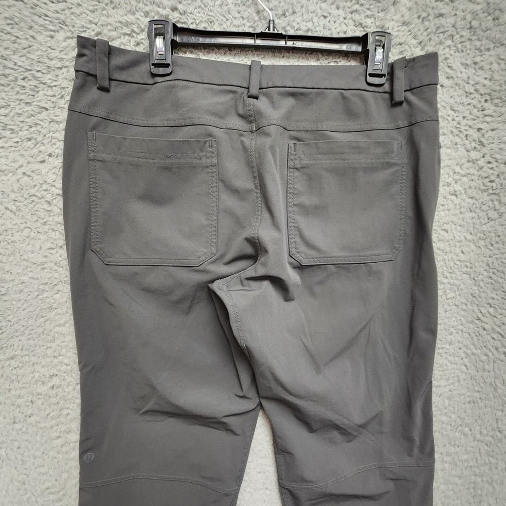 Lululemon Commission Pants Mens 34x27 Gray Straight Leg Performance Stretch‎ - Picture 7 of 12